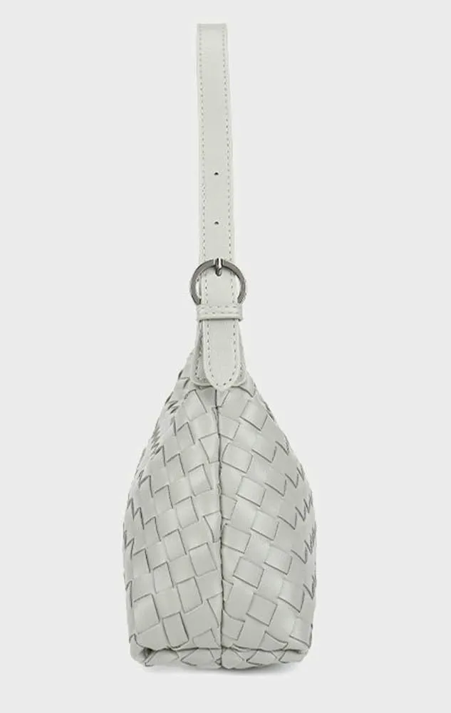 2025 Woven Shoulder Bag Purse for Women Vegan Leather Woven Tote Handbag Braided Crossbody Underarm Bag Soft Purses Satchels
