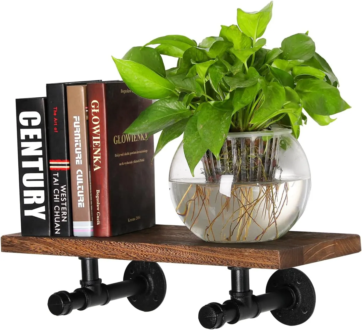 2Pack Industrial Pipe DIY Shelving Brackets-29CM