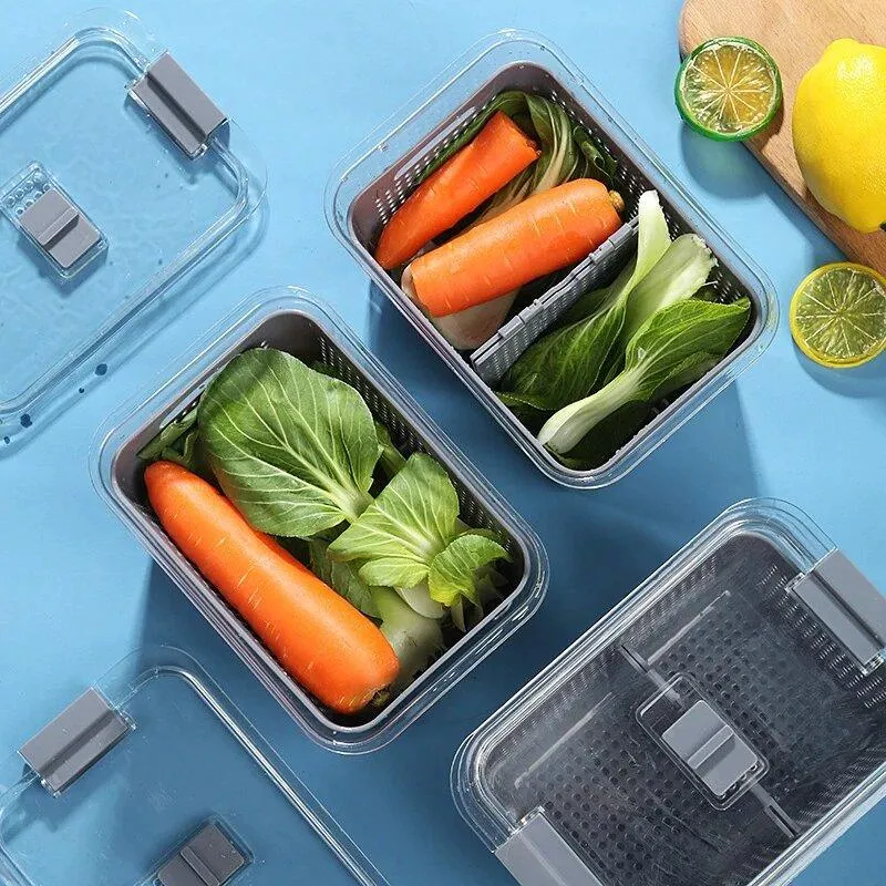 3 In 1 Fridge Drain Storage Basket C12-10-5