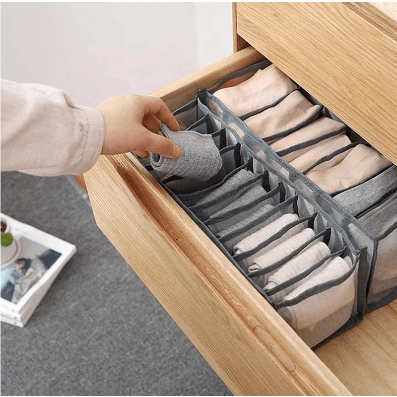 3-Piece Multipurpose Drawer Organizer Set AMP-JF-9 GREY