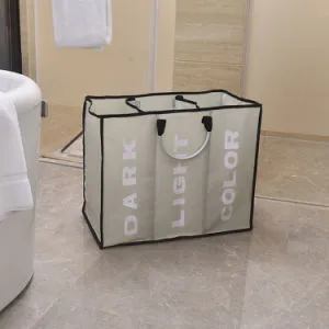 3 Section Laundry Basket/ Hamper