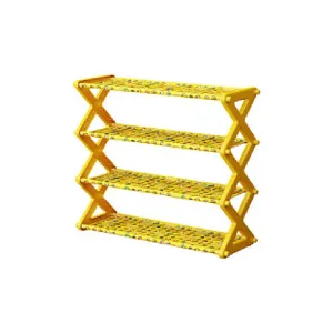 4-Layers X-Shaped Shoe Rack Organizer Ad-327