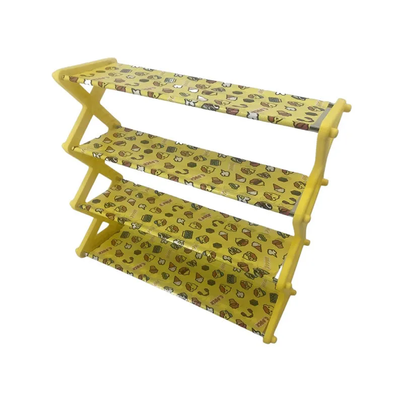 4-Layers X-Shaped Shoe Rack Organizer Ad-327