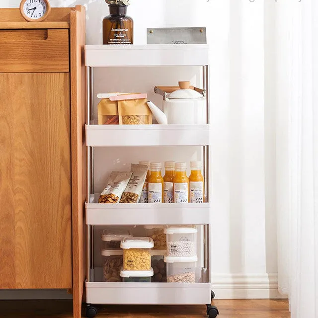 4-Tier Multi-Purpose Space Saving Trolley