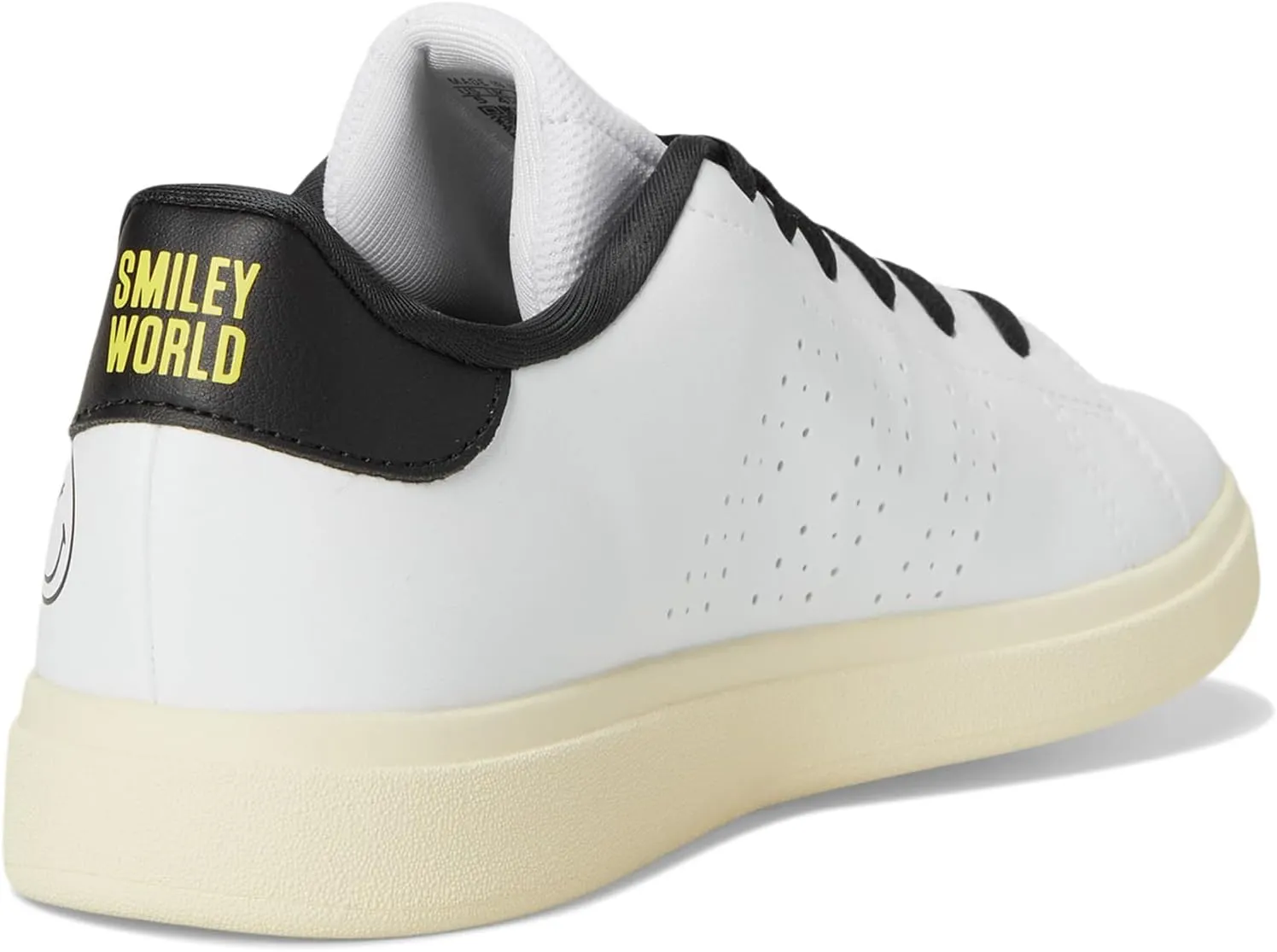 adidas Unisex-Child Smiley World Advantage Sportswear Shoes (Big Kid) Sneaker