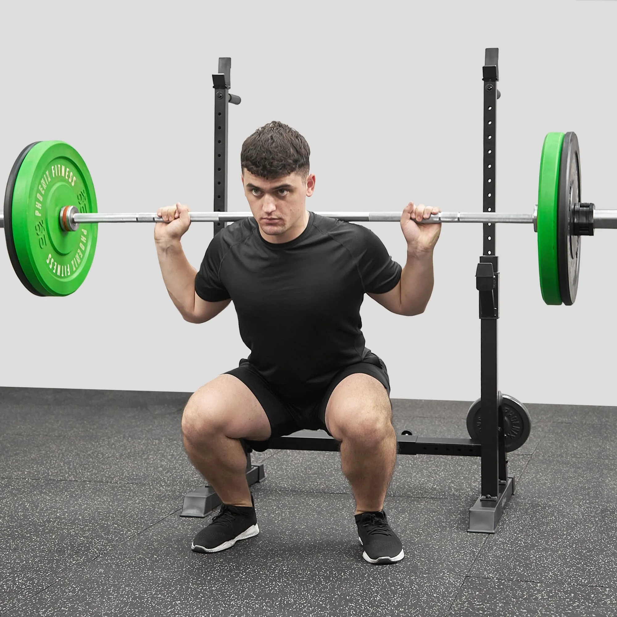 Adjustable Barbell Squat Rack