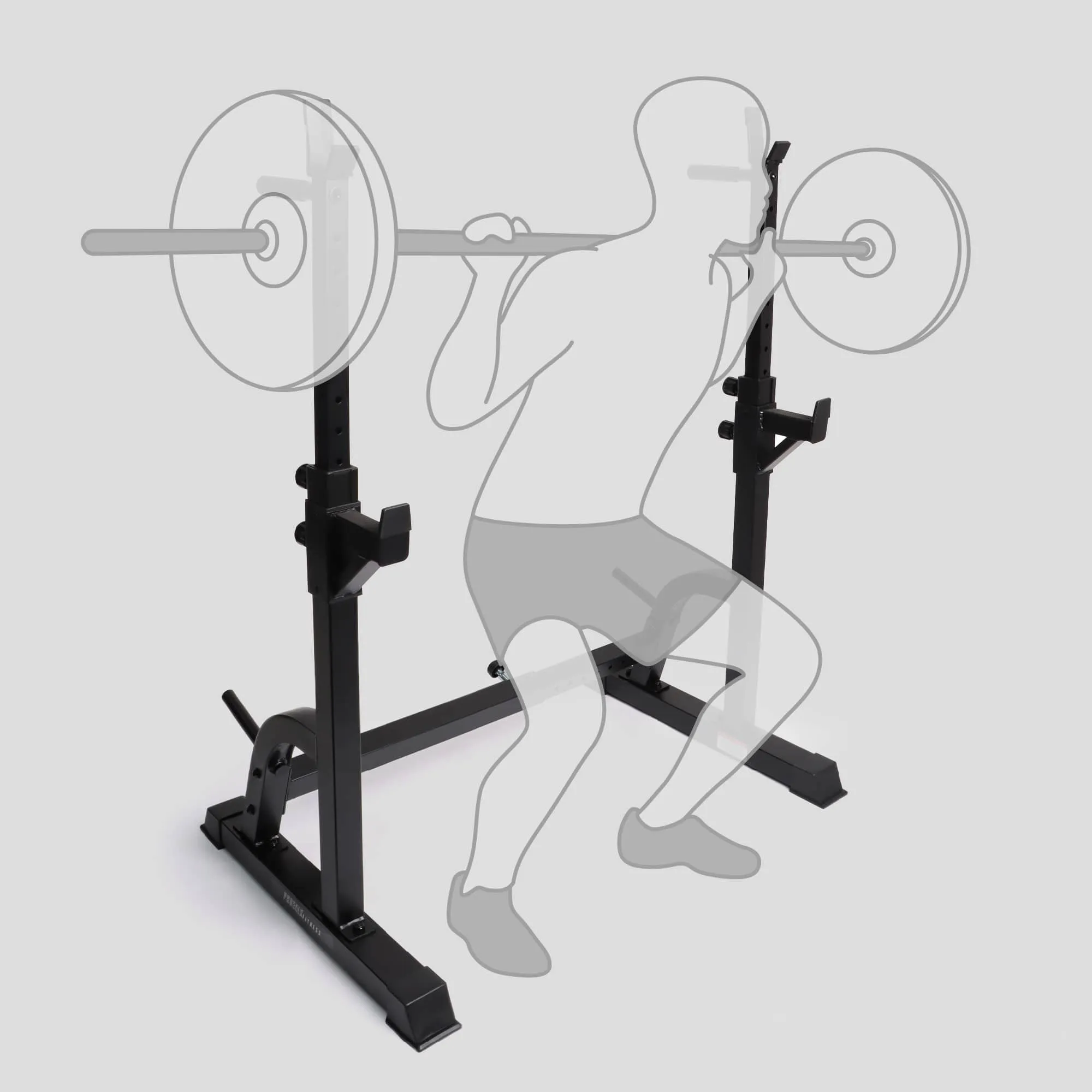 Adjustable Barbell Squat Rack