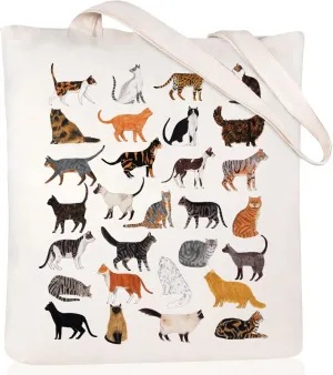 Andeiltech Canvas Aesthetic Tote Bag for Women with Inner Pocket Totes Shoulder Book Bag Shopping Reusable Grocery Bags
