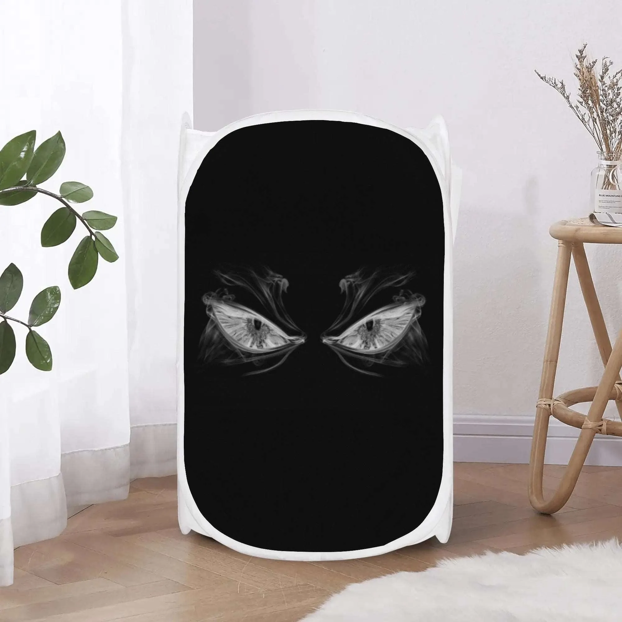 Angry Eyes Laundry Hamper