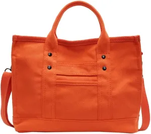 Canvas Tote Bag Women Cute Hobo Bags Crescent Satchels Shoulder Bag Crossbody Purse Travel Work Top-handle Tote Handbag