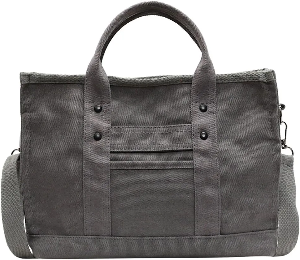 Canvas Tote Bag Women Cute Hobo Bags Crescent Satchels Shoulder Bag Crossbody Purse Travel Work Top-handle Tote Handbag