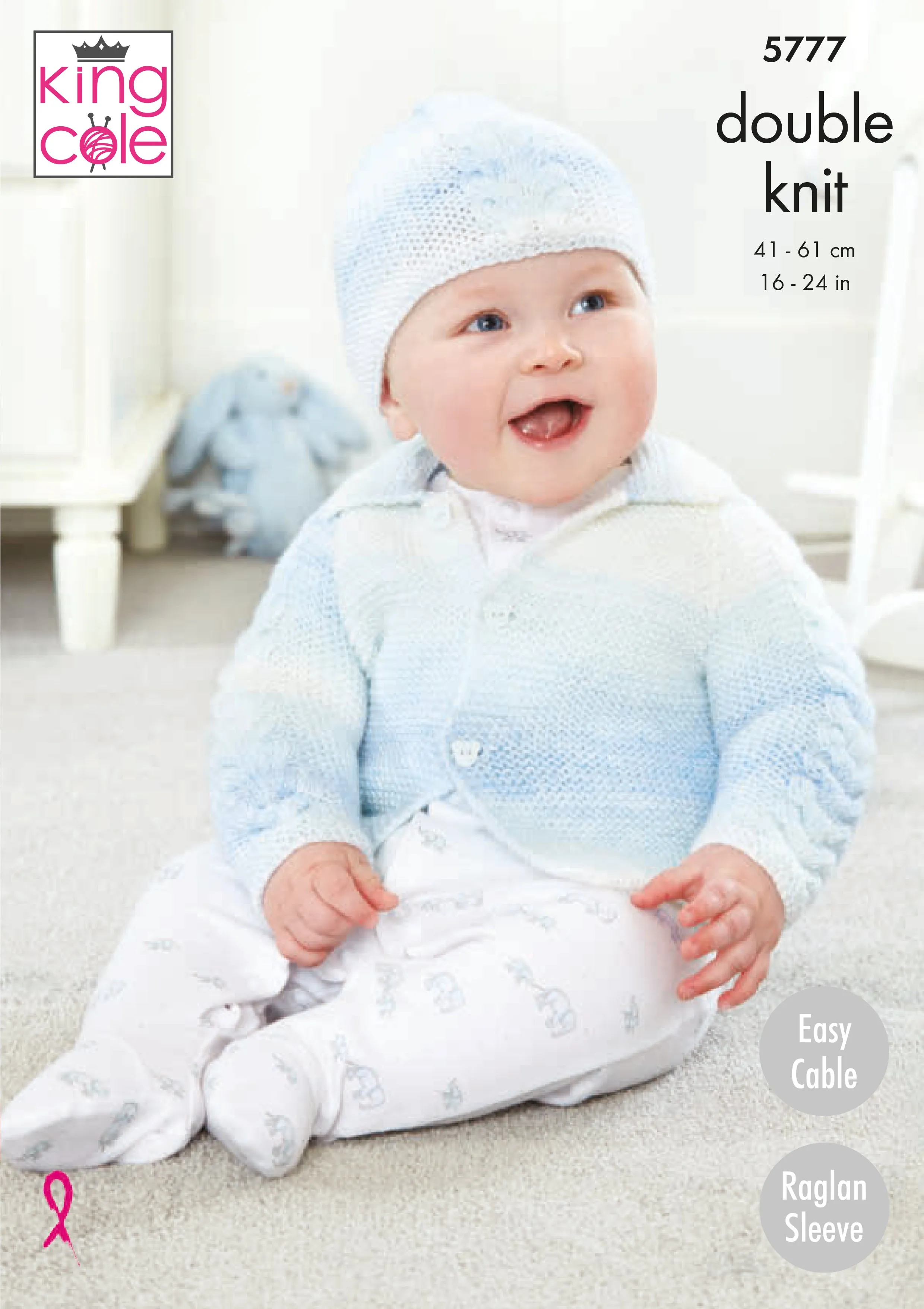 Cardigans and Hat: Knitted in Baby Pure DK 5777
