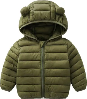CECORC Toddler Winter Coats Lightweight Puffer Jacket for Baby Infant kids, 6-12 Month,12-18 Month, 2t,3t,4t