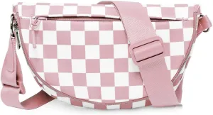 Checkered Crossbody Bags Women Bum Bag Cute Cross Body Sling Backpack Hobo Satchels Shoulder Sport Wallet Purses 2025