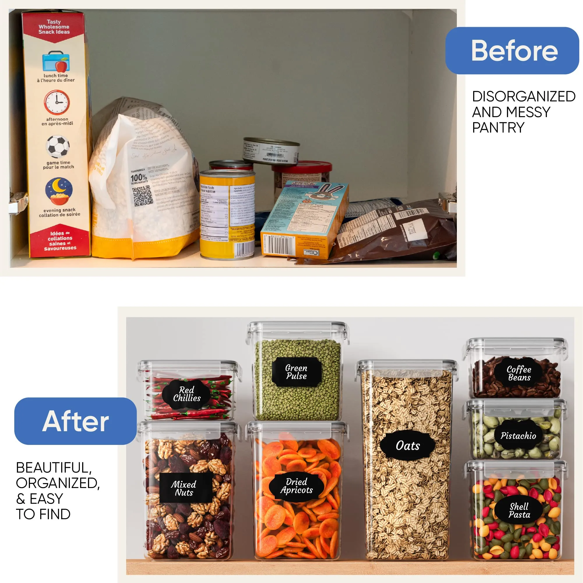Chef's Path 24-Piece Airtight Food Storage Set