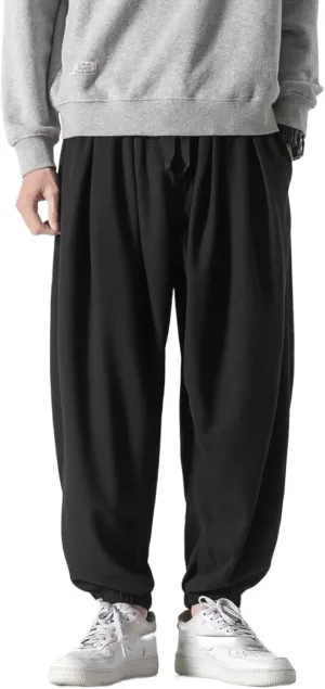 Chinese Style Loose Harem Pants Spring Harajuku Casual Sports Trousers Men Clothing Sweatpants Joggers Male