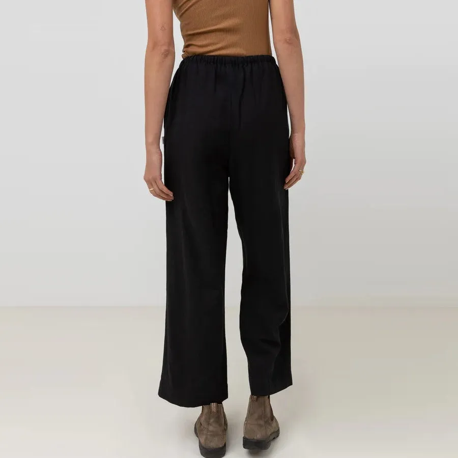 Classic Drawstring Pant (Black)