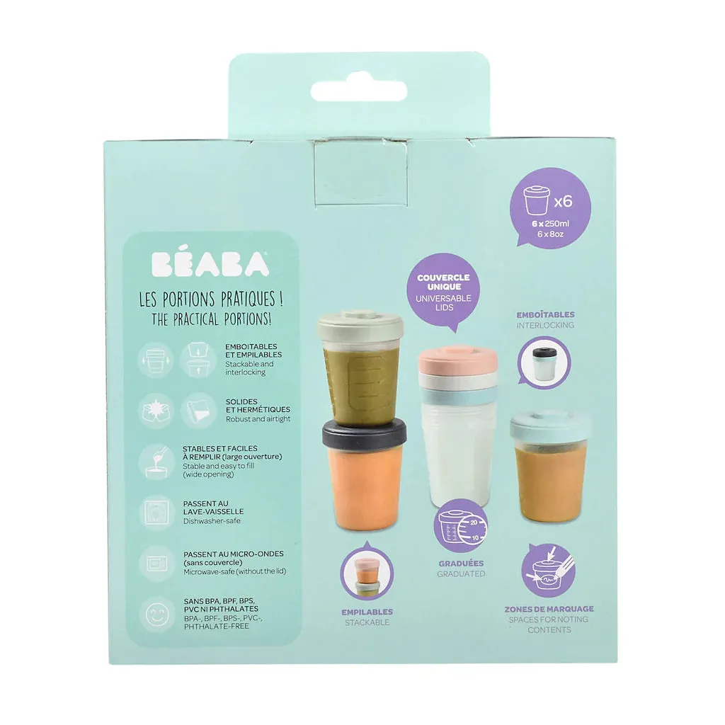 Clip Portions Food Storage Toddler Set 250ml