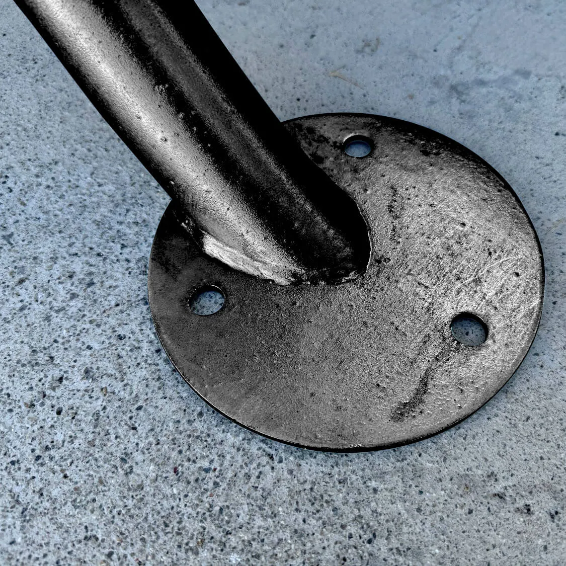 Commercial Circle Bike Racks - Surface Mount - Galvanized Steel - 2 Bike Capacity