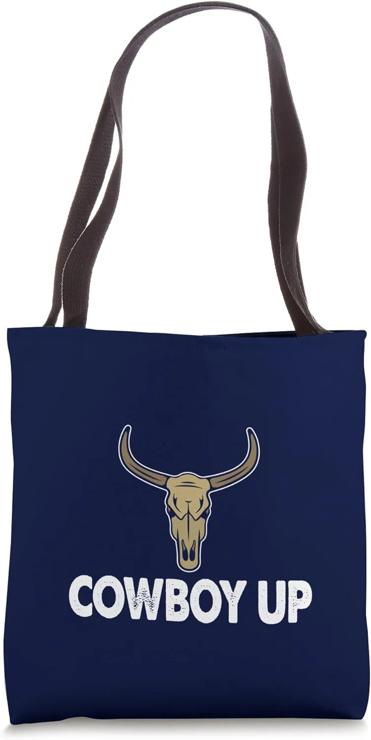 Cowboy Boots Western Rodeo Country Saddle Horse Riding Tote Bag