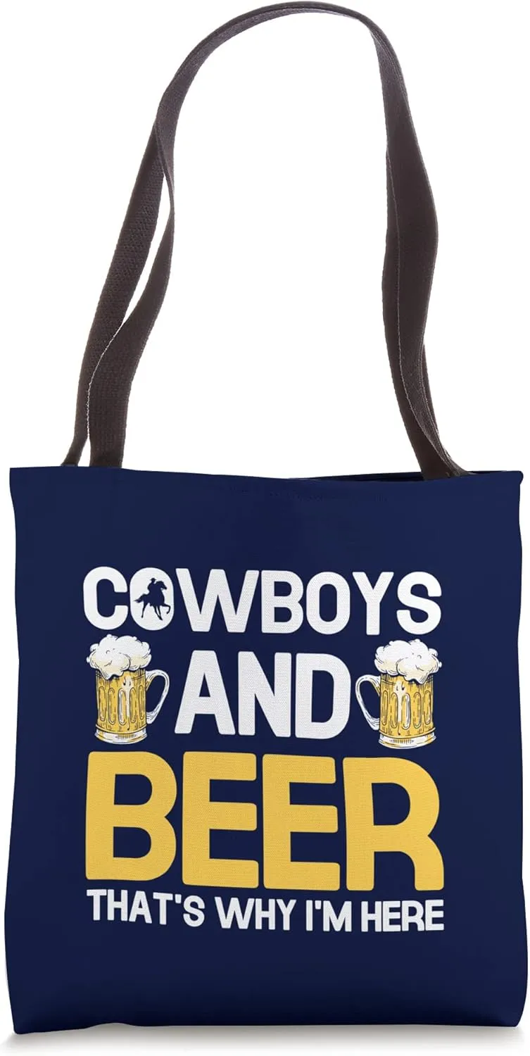 Cowboy Boots Western Rodeo Country Saddle Horse Riding Tote Bag