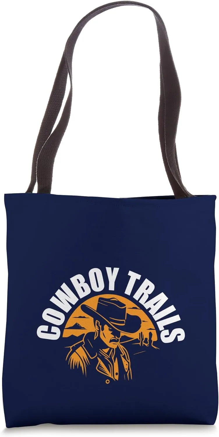 Cowboy Boots Western Rodeo Country Saddle Horse Riding Tote Bag