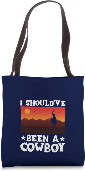 Cowboy Boots Western Rodeo Country Saddle Horse Riding Tote Bag