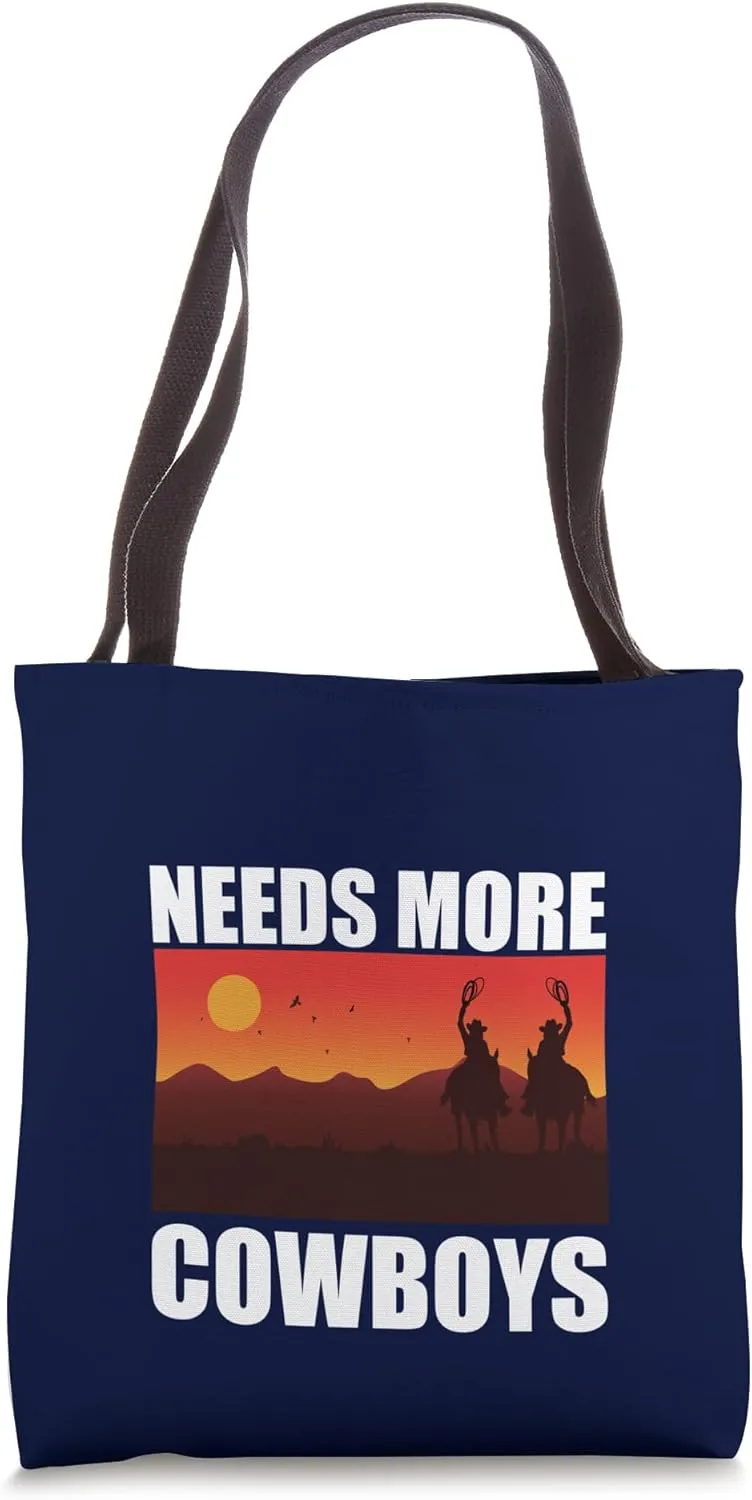 Cowboy Boots Western Rodeo Country Saddle Horse Riding Tote Bag