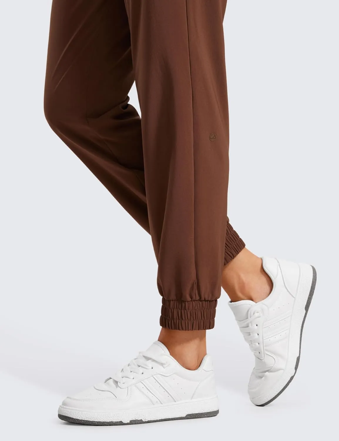 CRZ YOGA Lightweight Joggers for Women Workout Athletic Casual Lounge Travel Pants with Pockets Summer