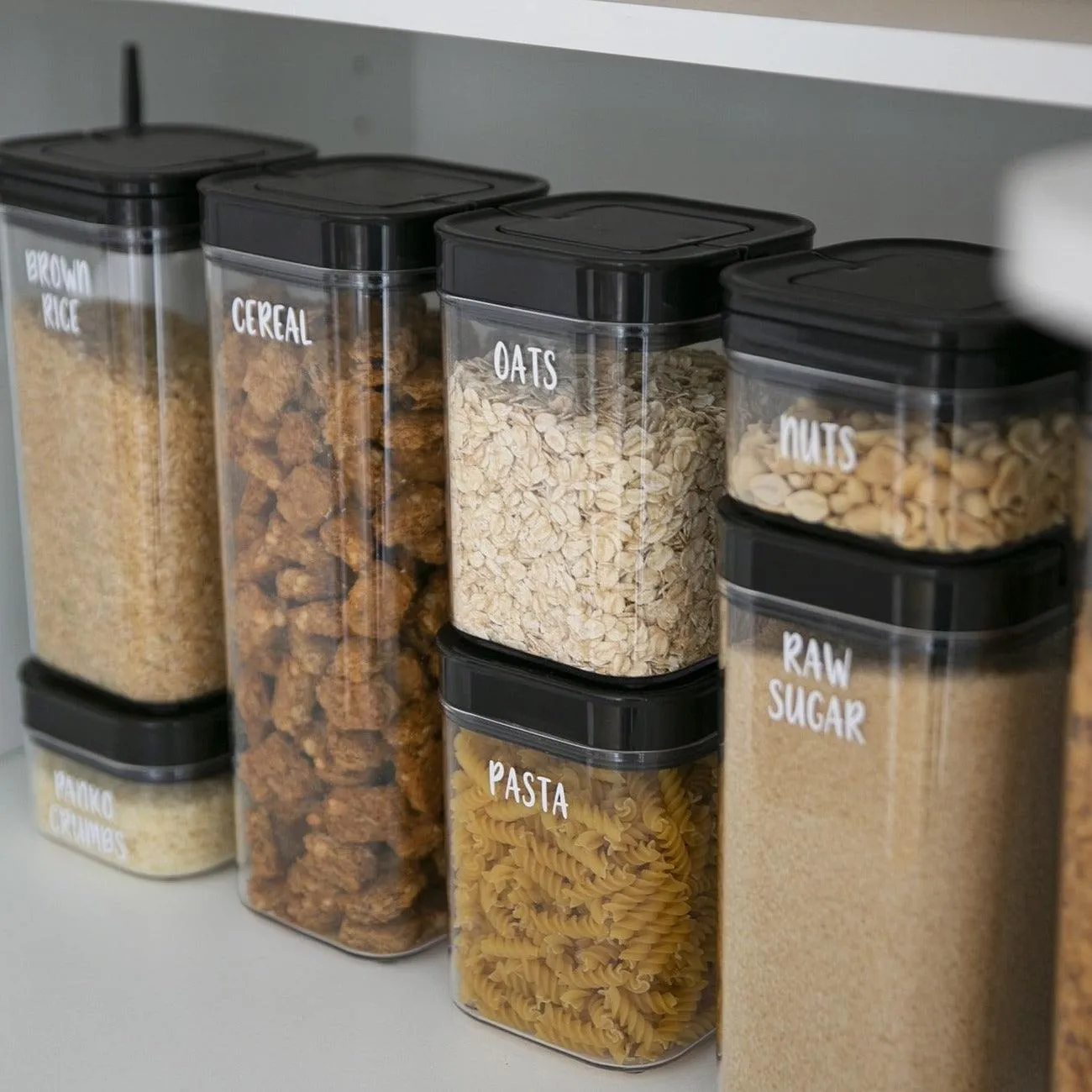 Custom LLC Flip Canister and Square Glass Jar Labels