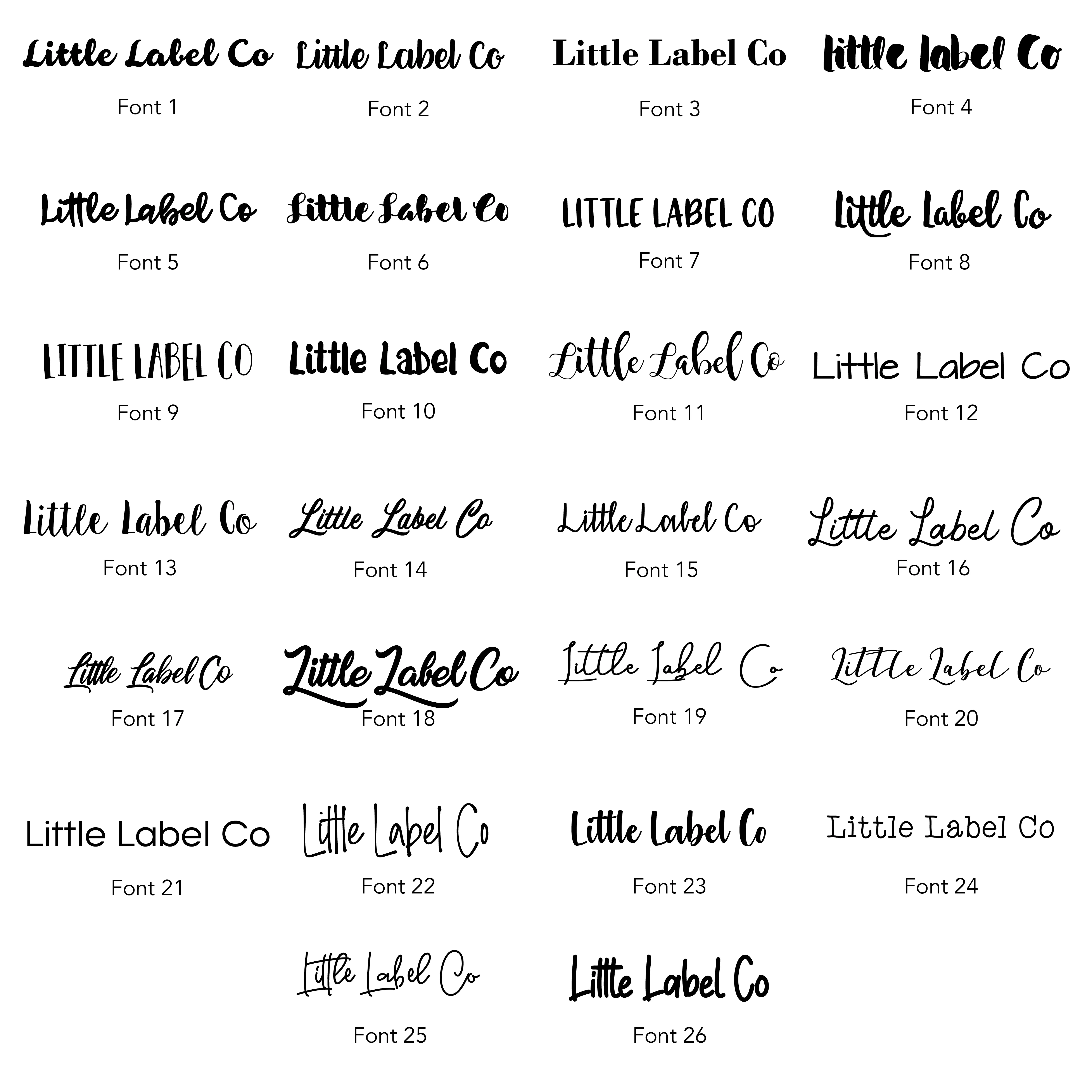 Custom LLC Flip Canister and Square Glass Jar Labels