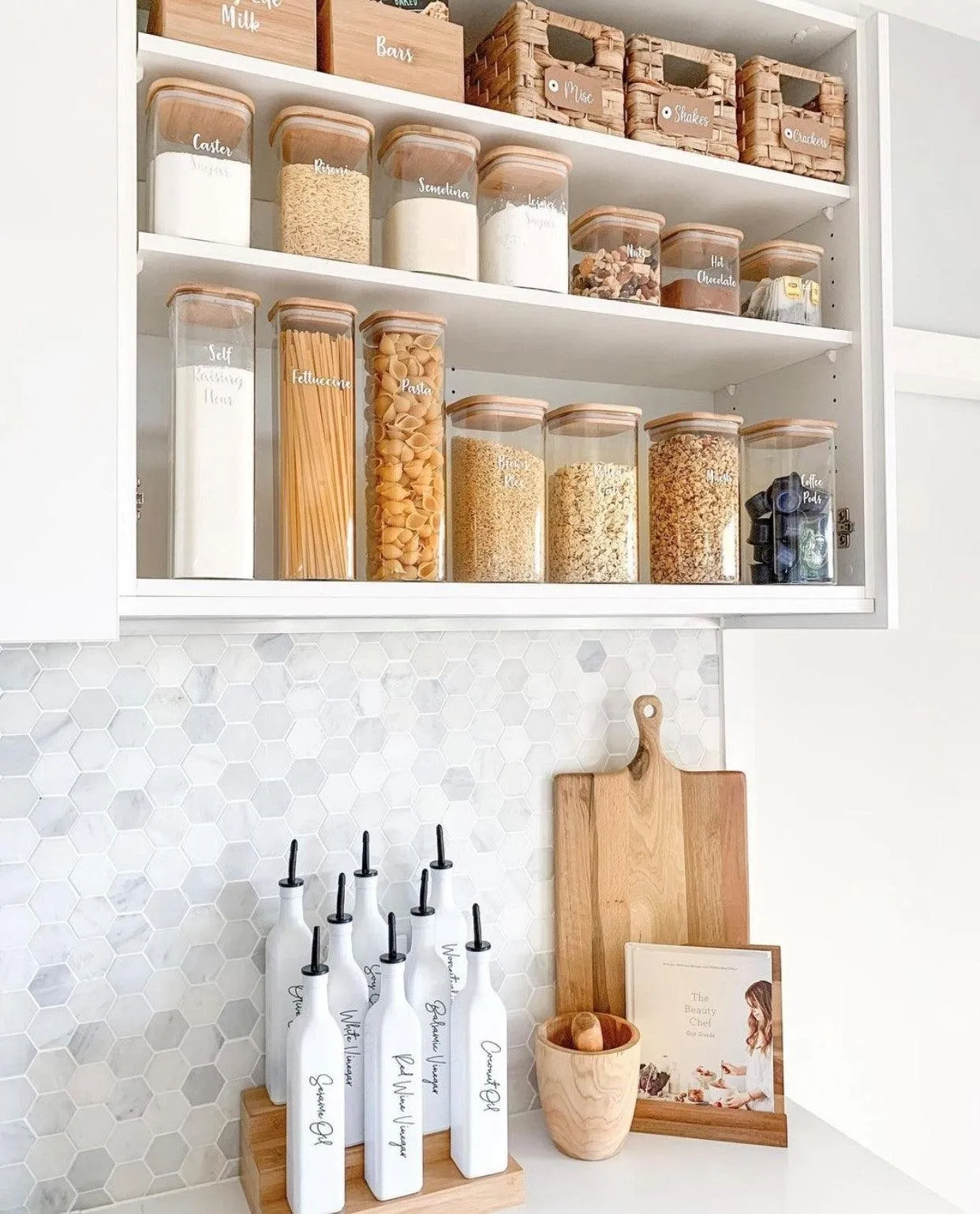 Custom LLC Flip Canister and Square Glass Jar Labels