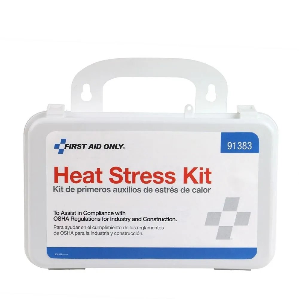 First Aid Only 91383 Small Heat Stress Kit, Plastic Case