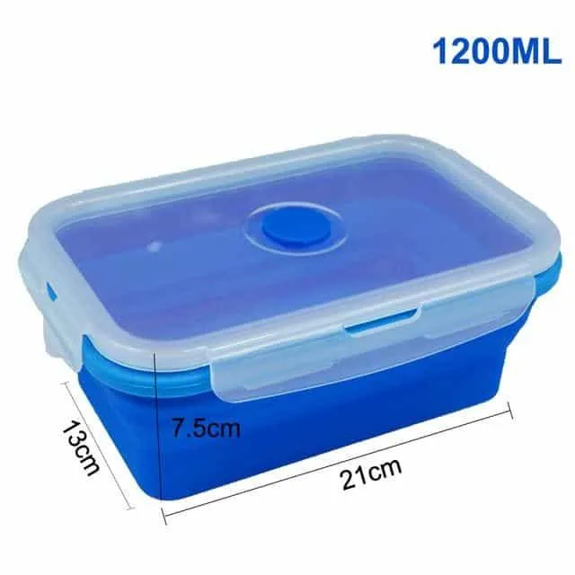 Folding Colorful Silicone Food Storage Container