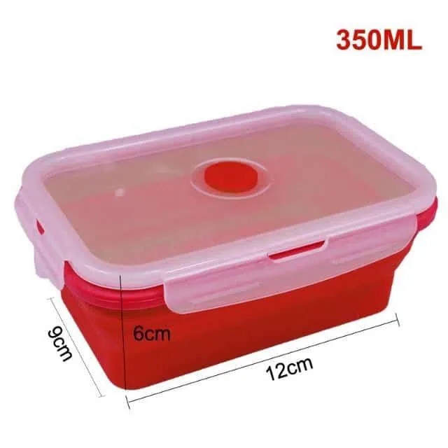 Folding Colorful Silicone Food Storage Container