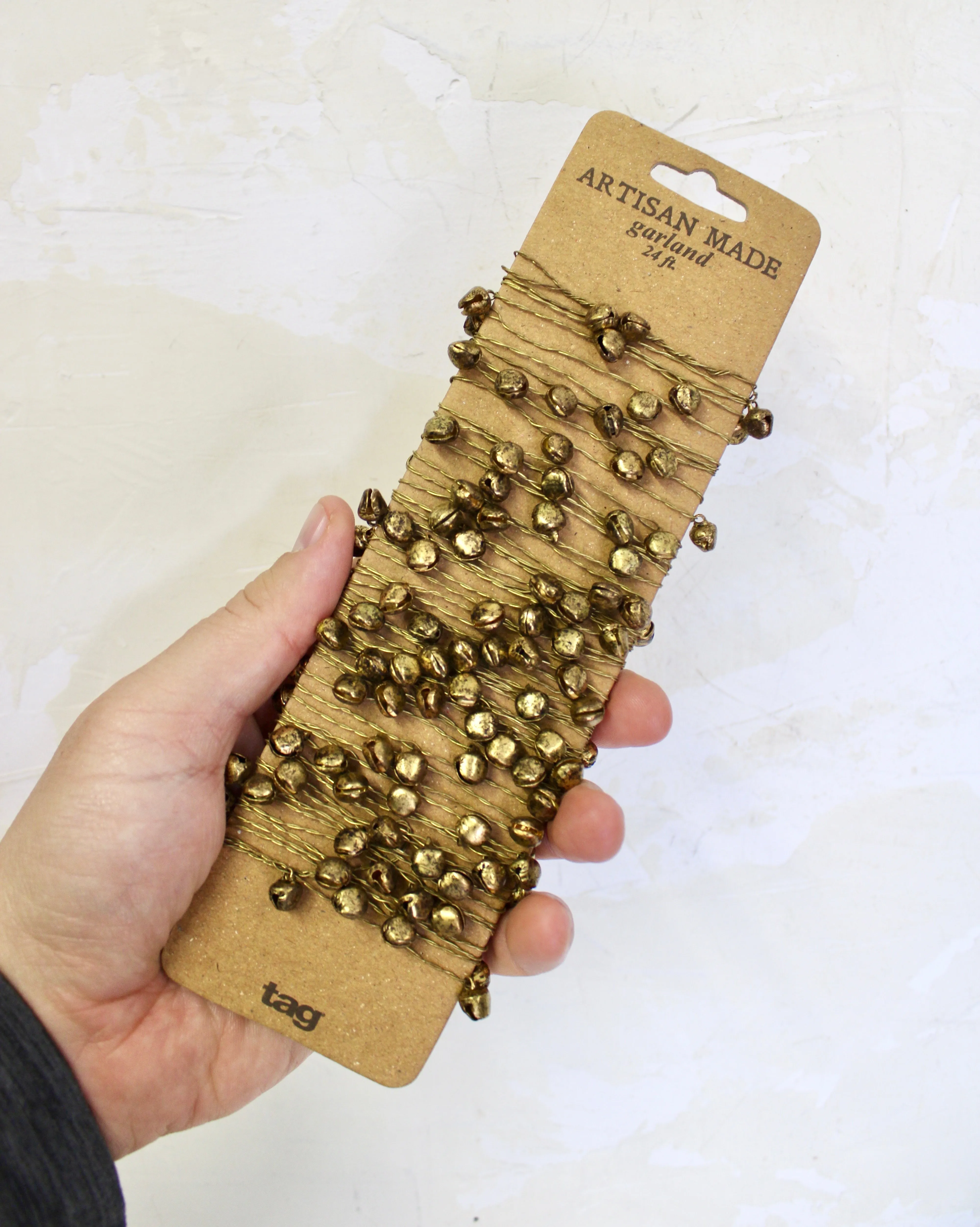 Gold Metal Bell Garland