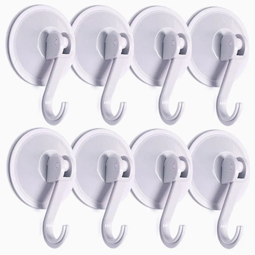 Ideas in Motion 8 Piece Stick Up Suction Hook Set