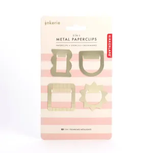 Kikkerland Brass Bookmarks 4pk
