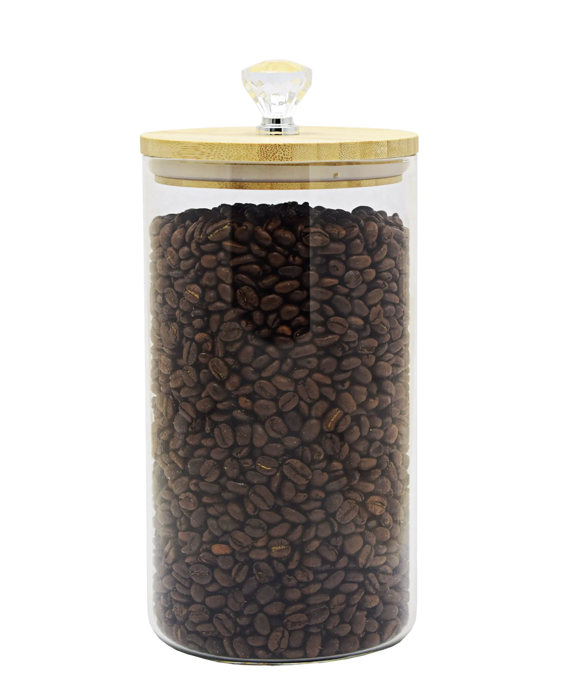 Kitchen Life Large Borosilicate Canister - Clear