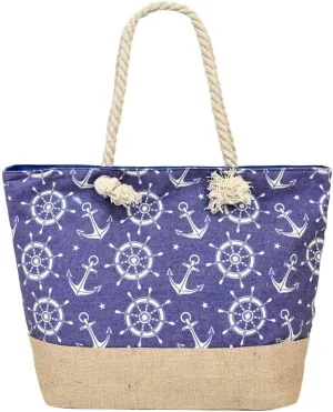 Large Beach Travel Canvas Tote Cute Shoulder Shopping Bag