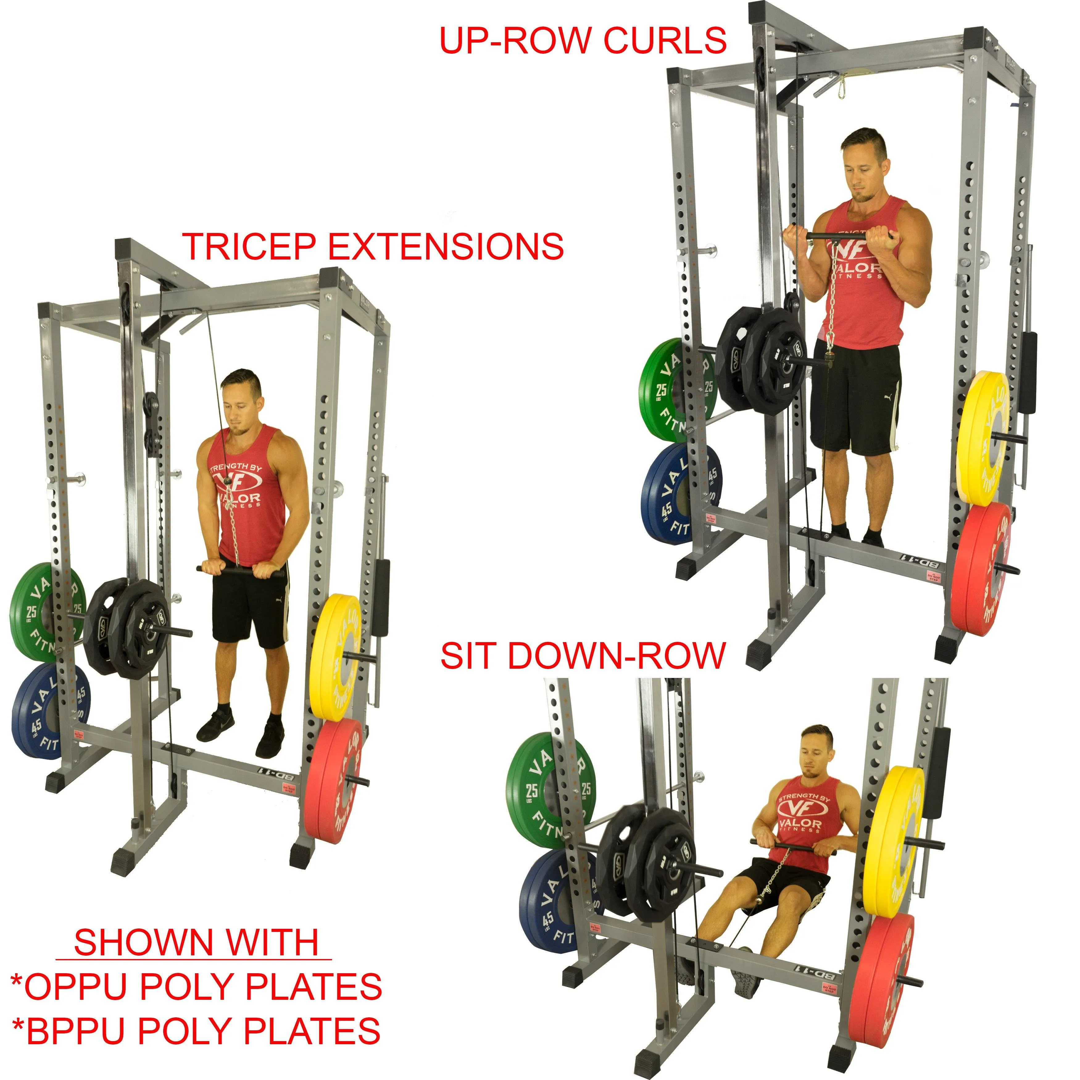 Lat Pull Attachment for Pro 2.5x2.5 Power Rack