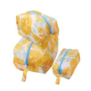 Lemon Slices Travel Cube- Set of 3