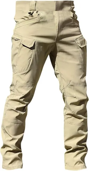 Mens Fall Fashion Hiking Tactical Pants Sweatpants Cargo Pants for Men City Special Service Pants with Pockets