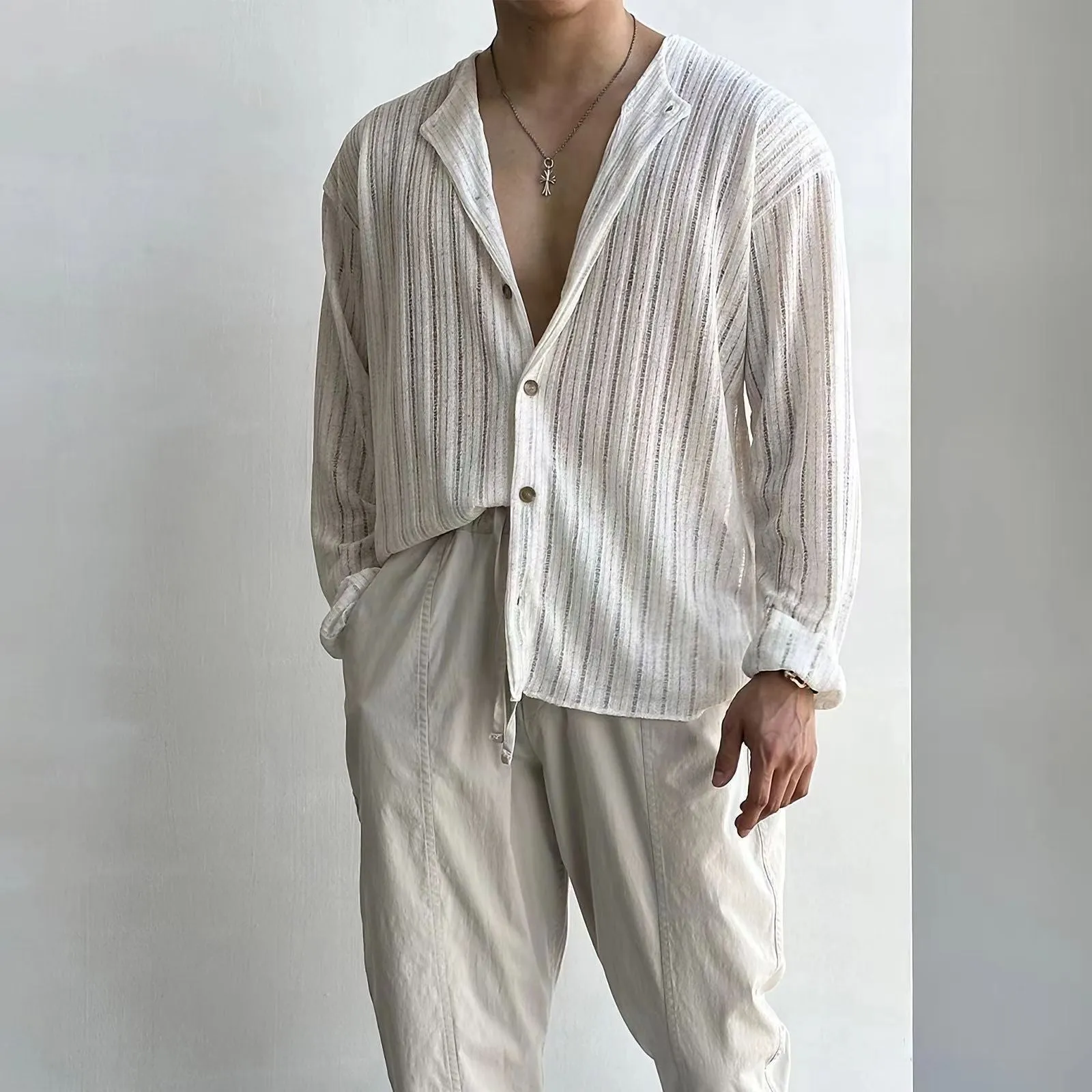 Mens Knitted Cardigan  V-Neck  Button Down  Regular Fit  Lightweight Breathable