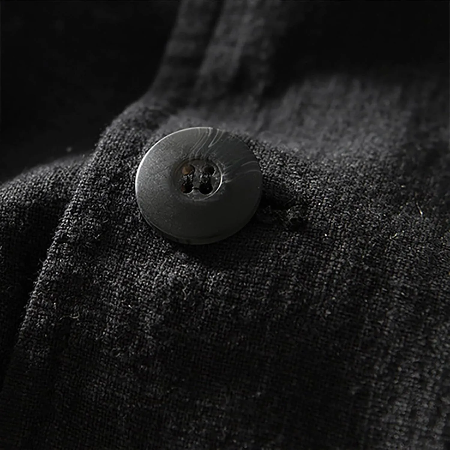 Mens Linen Blazers Slim Fit Lightweight Sport Coats for Men 2 Buttons Unstructured Shirt Jackets with Multi Pockets