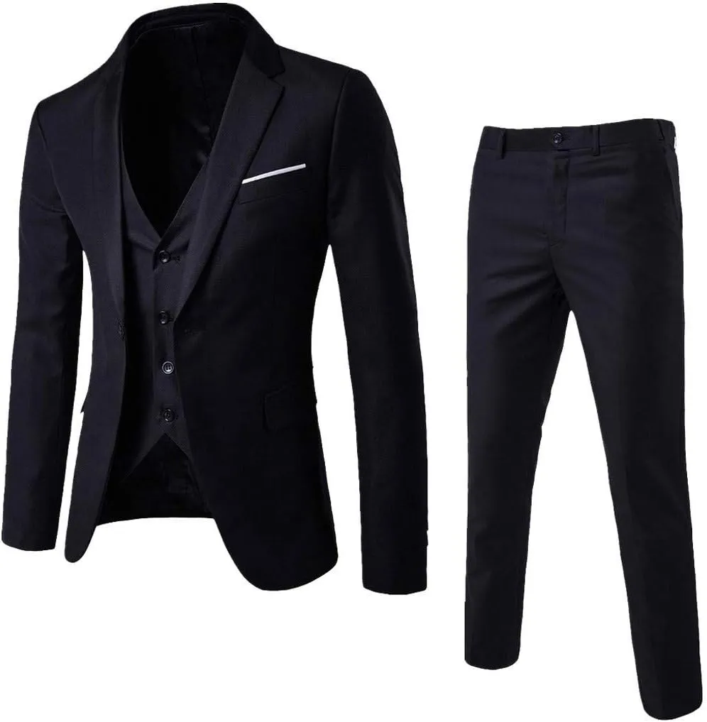 Mens Suits 2024 Slim Wedding Vest Pants Suit Jacket Suit Party Men's Coats Jackets Men Slim Fit Suit Linen Suit For