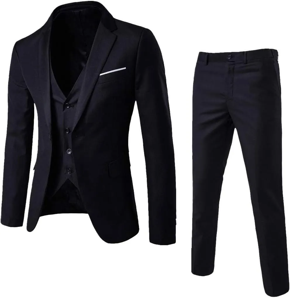 Mens Suits 2024 Slim Wedding Vest Pants Suit Jacket Suit Party Men's Coats Jackets Men Slim Fit Suit Linen Suit For