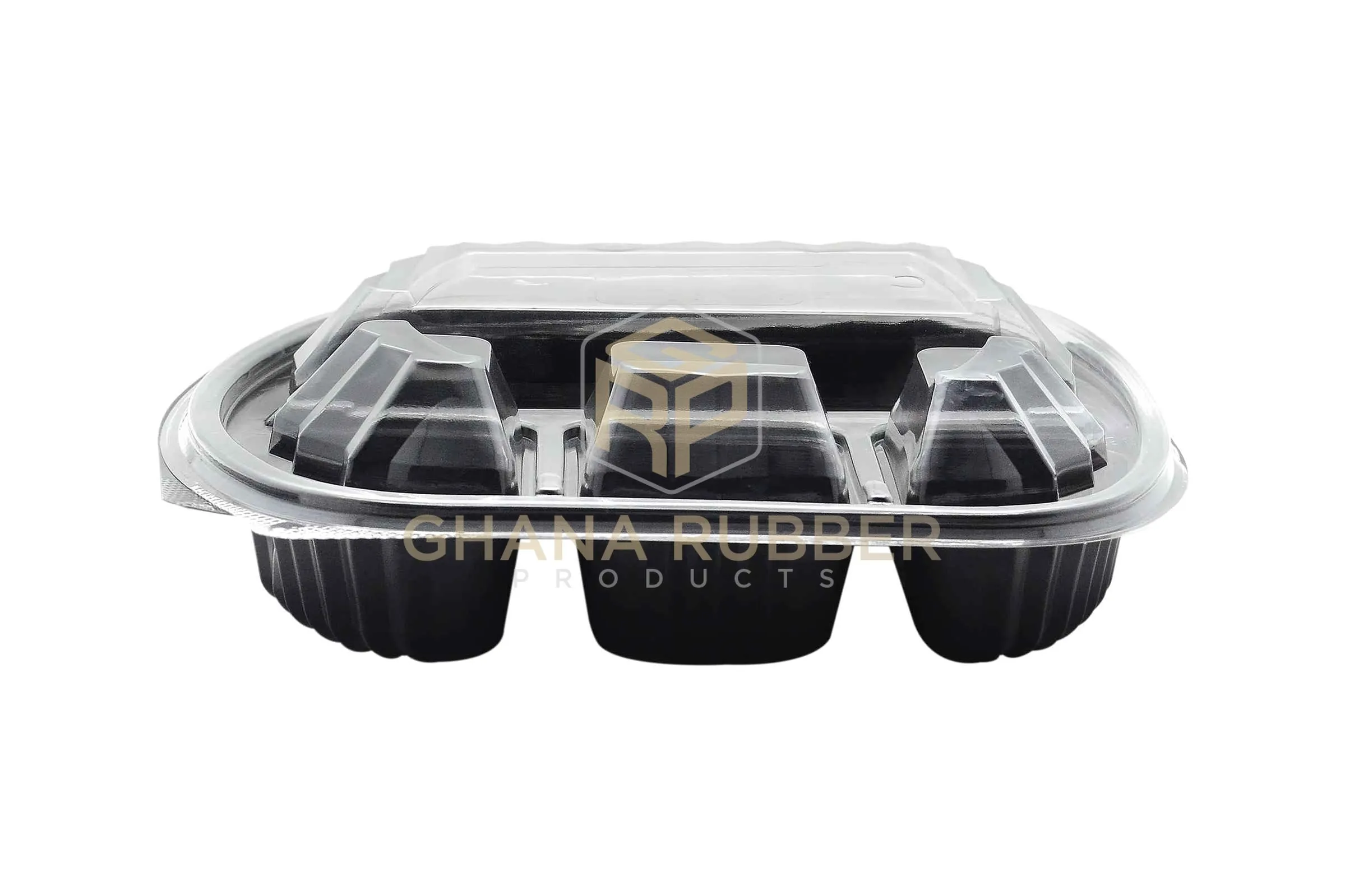 Menu Box 4-Section Microwavable Food Containers (1200ml)