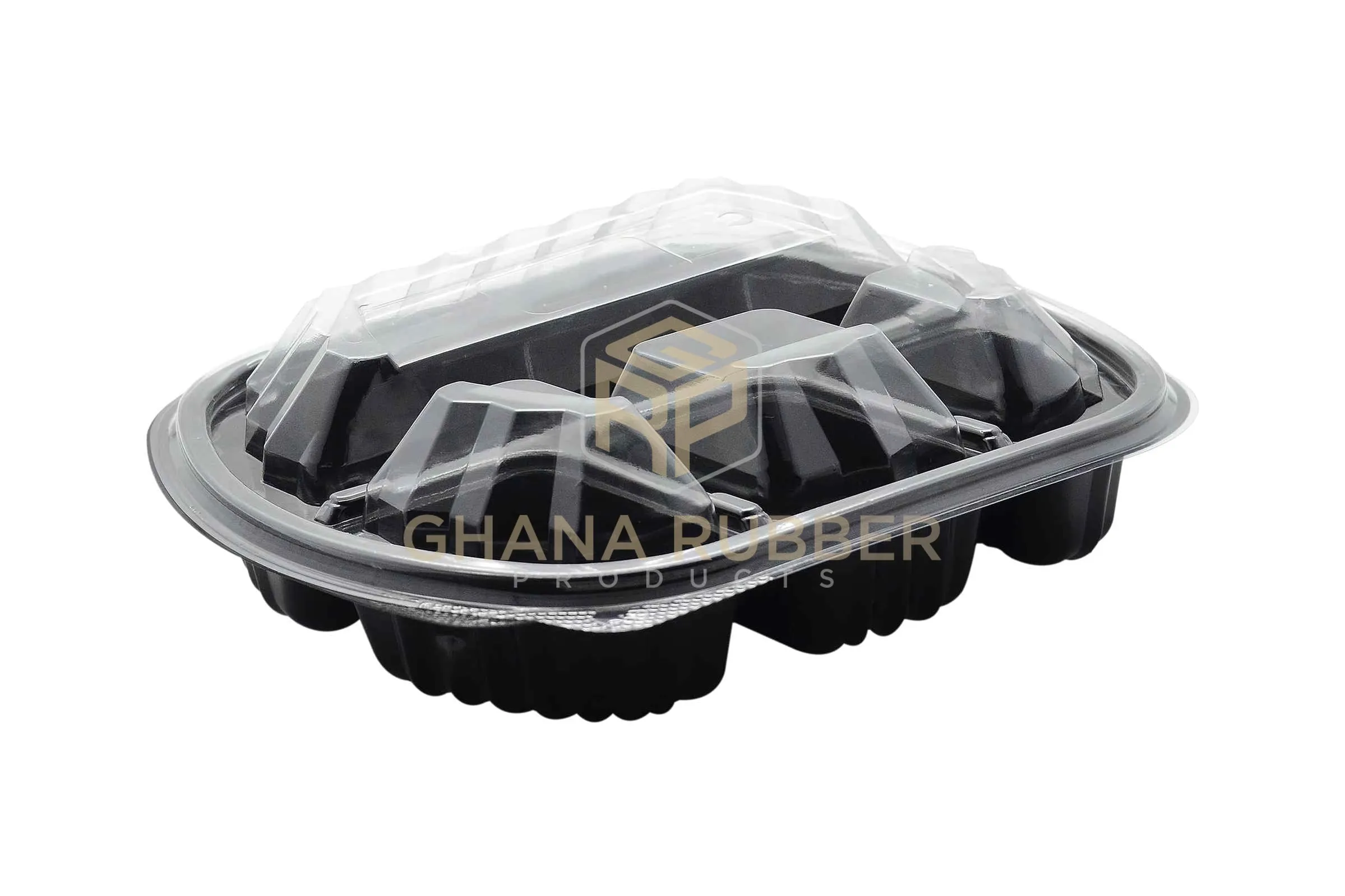 Menu Box 4-Section Microwavable Food Containers (1200ml)