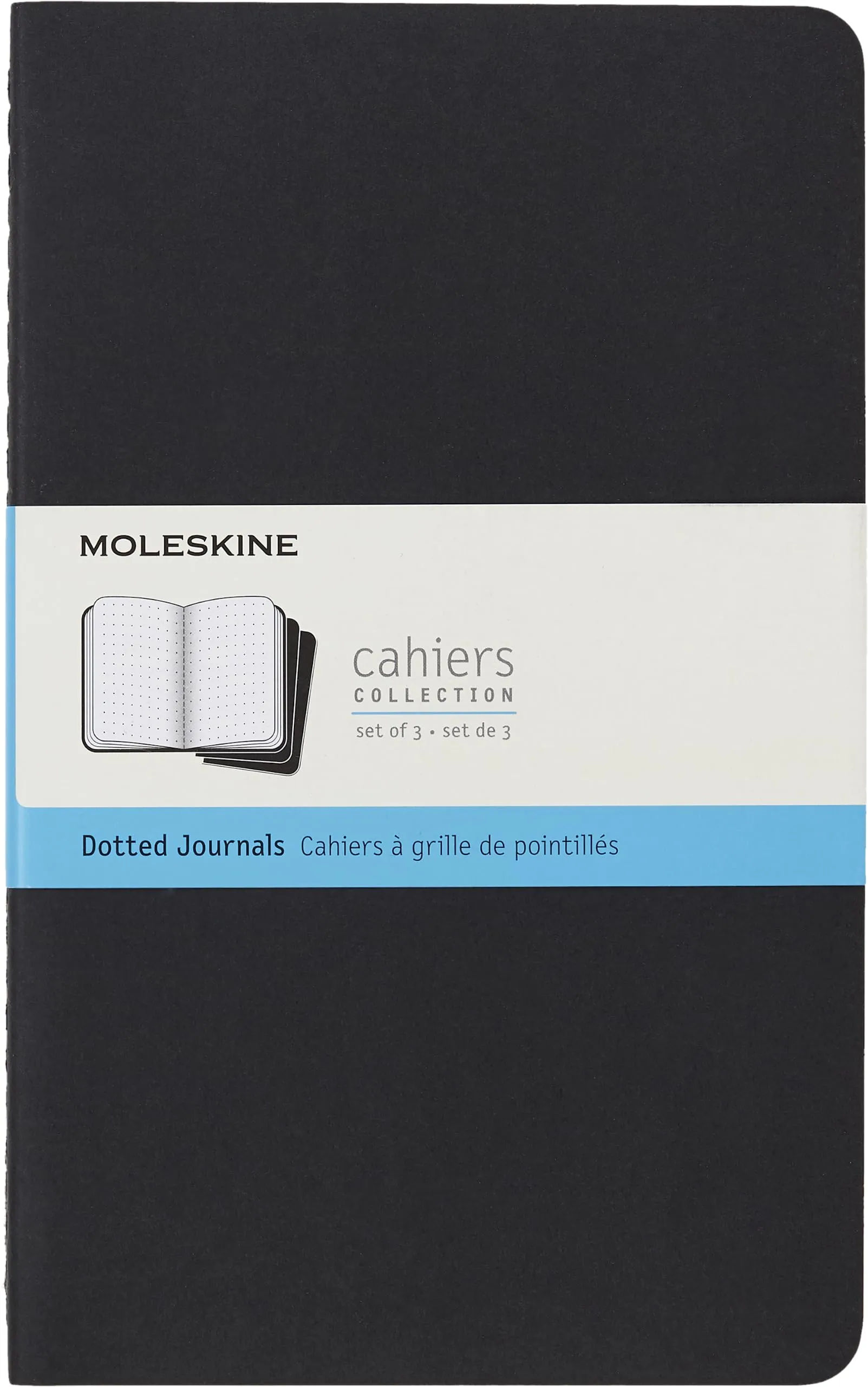Moleskine Cahier Journal Extra Large Dotted Notebook Black